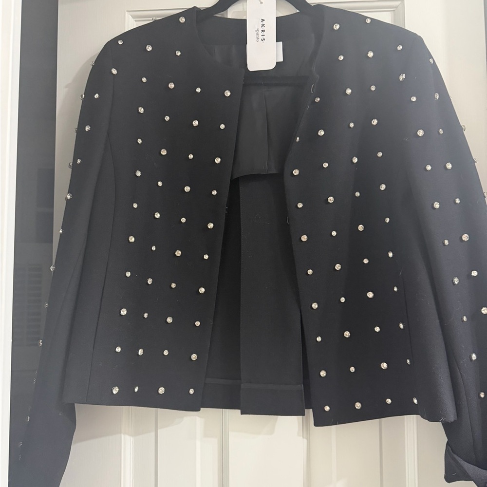 Akris diamond studded blazer jacket. Never wore. NWT